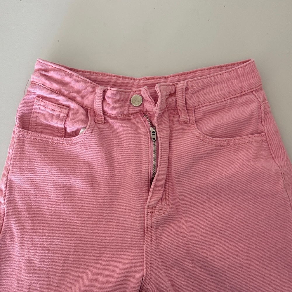 SHEIN Pink Straight Leg Women's Jeans - Picture 2 of 7